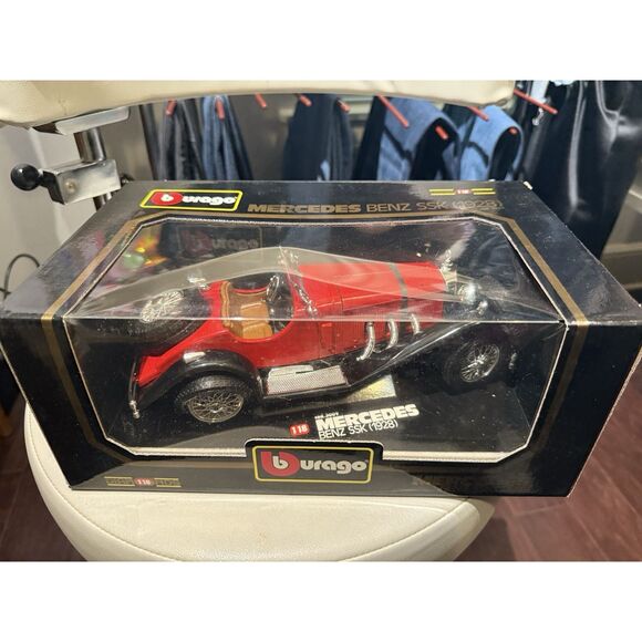Bburago 1928 Mercedes-Benz SSK 1:18 Scale Diecast Model Car Burago 3009 New - Picture 5 of 5